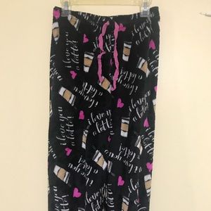 Love you a latte pajama pants